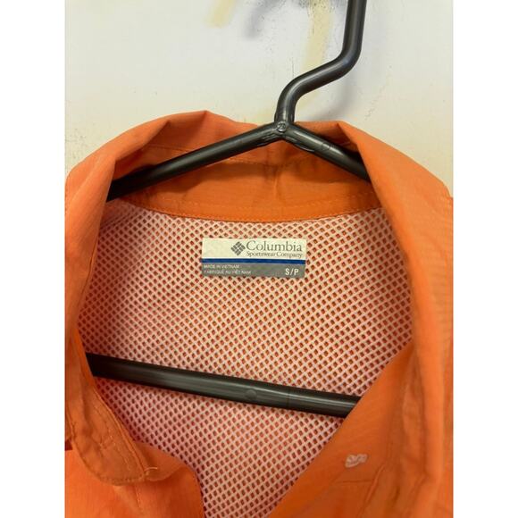 Columbia PFG Omni-Shade Long Sleeve Button Down Tops (Set of Two) Orange Blue - Picture 3 of 13